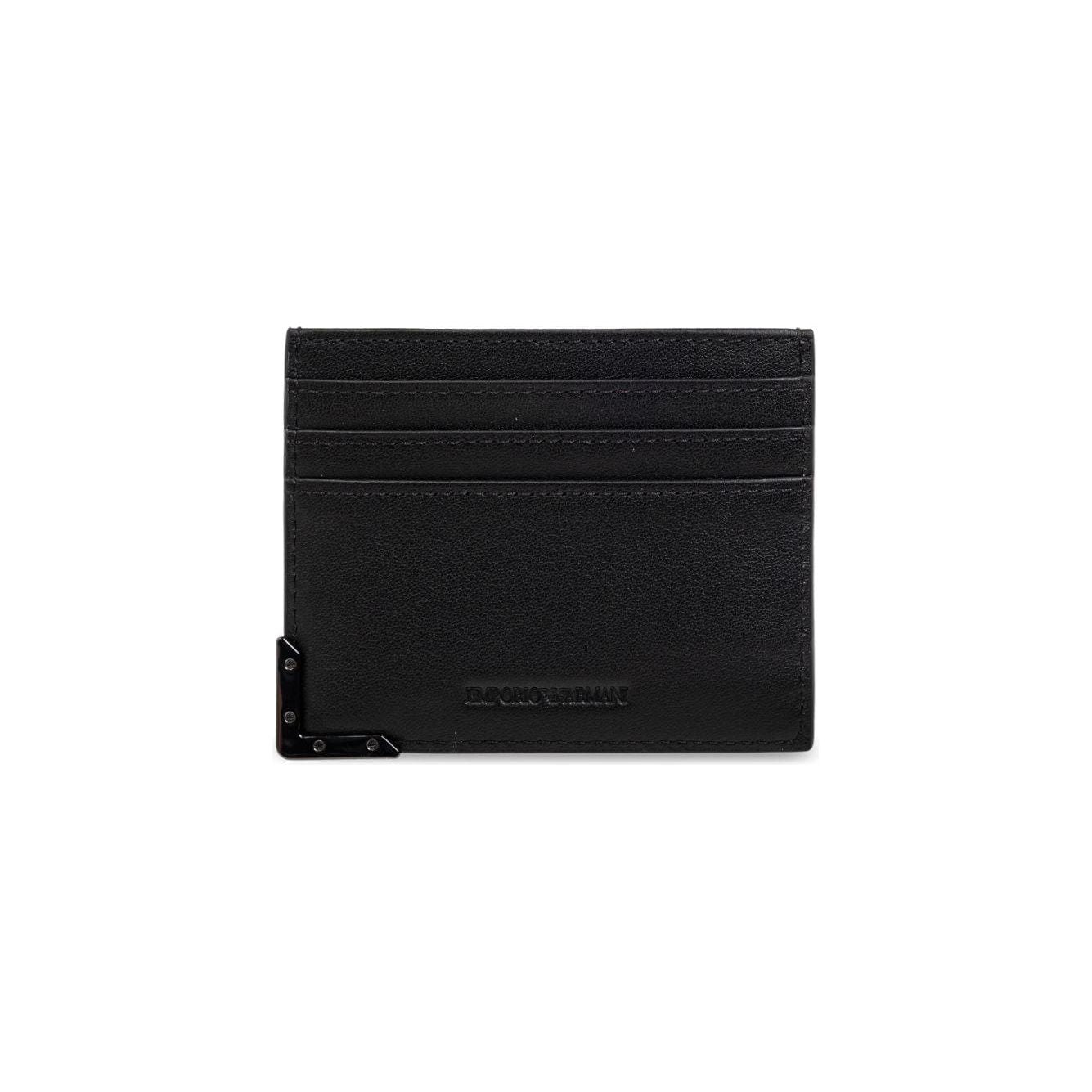 EMPORIO ARMANI logo-plaque cardholder