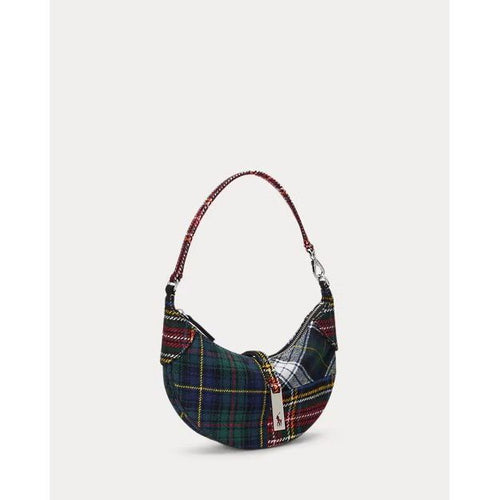 Load image into Gallery viewer, RALPH LAUREN Polo ID Plaid Wool Mini Shoulder Bag
