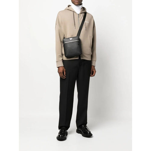 Load image into Gallery viewer, EMPORIO ARMANI small faux-leather messenger bag
