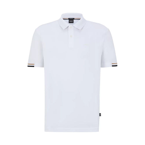 Load image into Gallery viewer, BOSS Polo shirt made of natural cotton with logo
