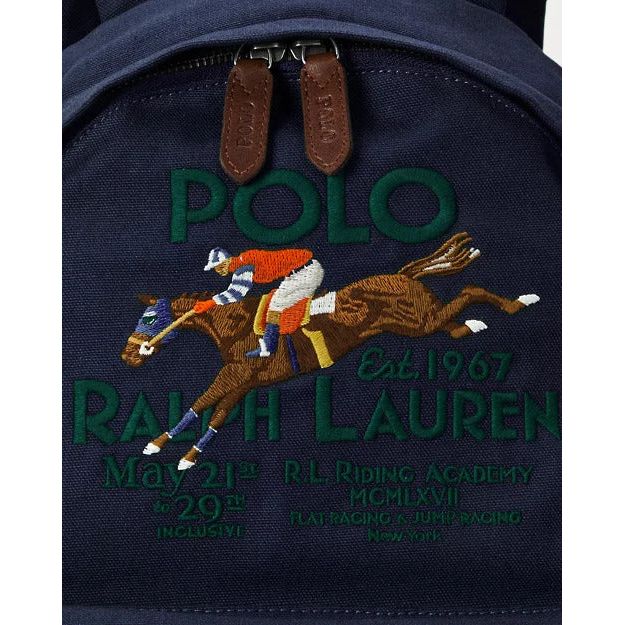 RALPH LAUREN Equestrian Canvas Backpack