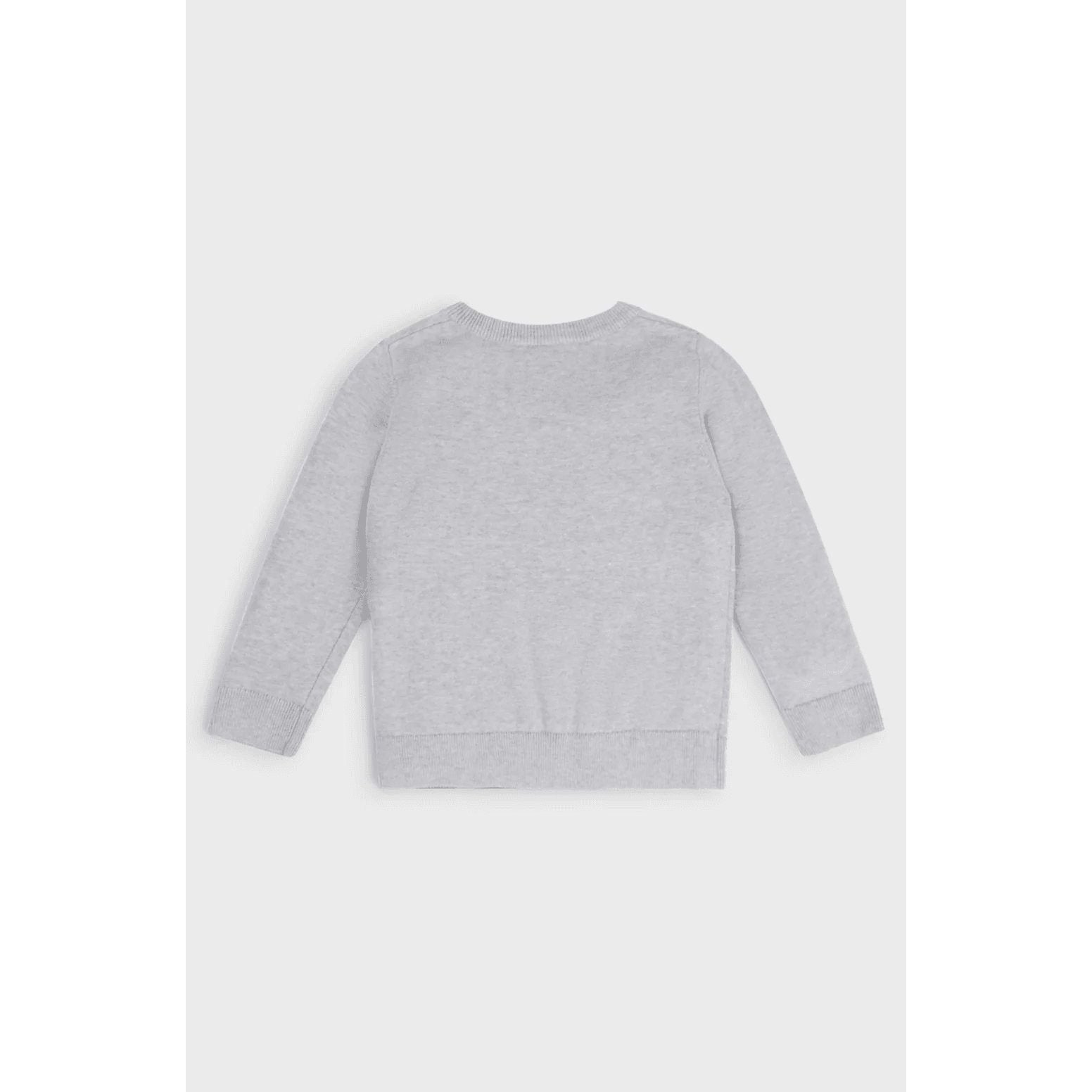 BOSS KIDS' SWEATER IN COTTON WITH NEW-SEASON LOGO