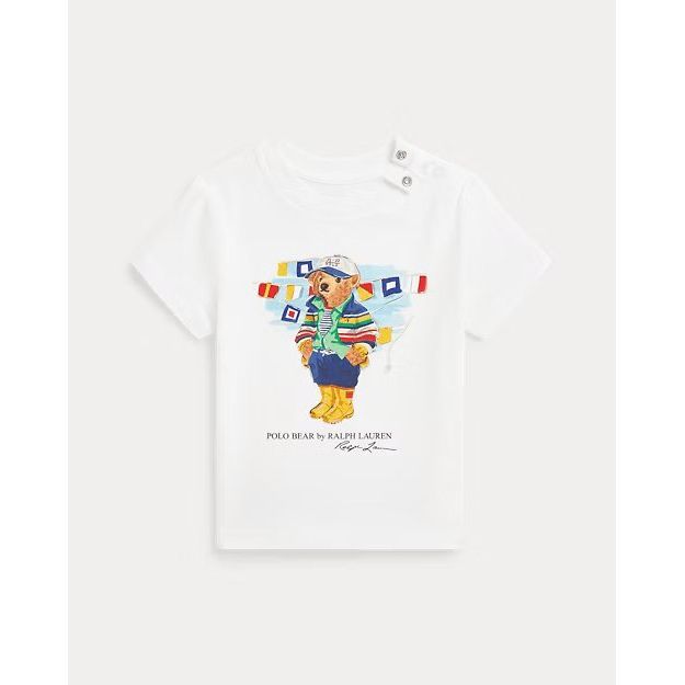 RALPH LAUREN Polo Bear Cotton Jersey T-Shirt