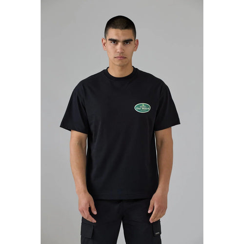 Load image into Gallery viewer, AZAT MARD HOTEL DE MARD BLACK T-SHIRT
