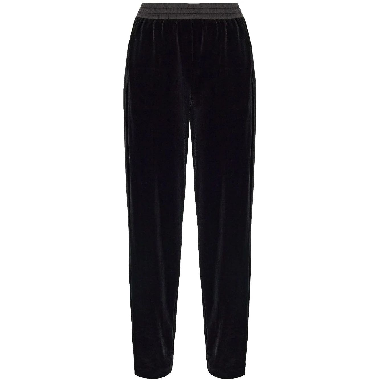 EMPORIO ARMANI velvet track pants