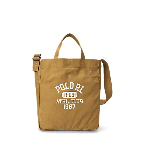 Load image into Gallery viewer, RALPH LAUREN Graphic Canvas Shopper Tote
