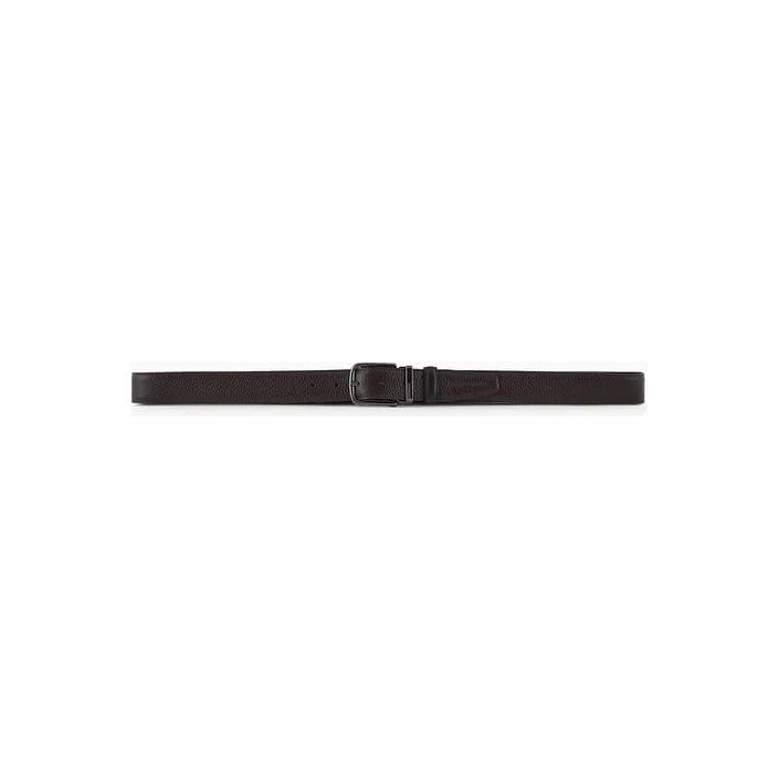 EMPORIO ARMANI REVERSIBLE BELT IN PEBBLED LEATHER - Yooto