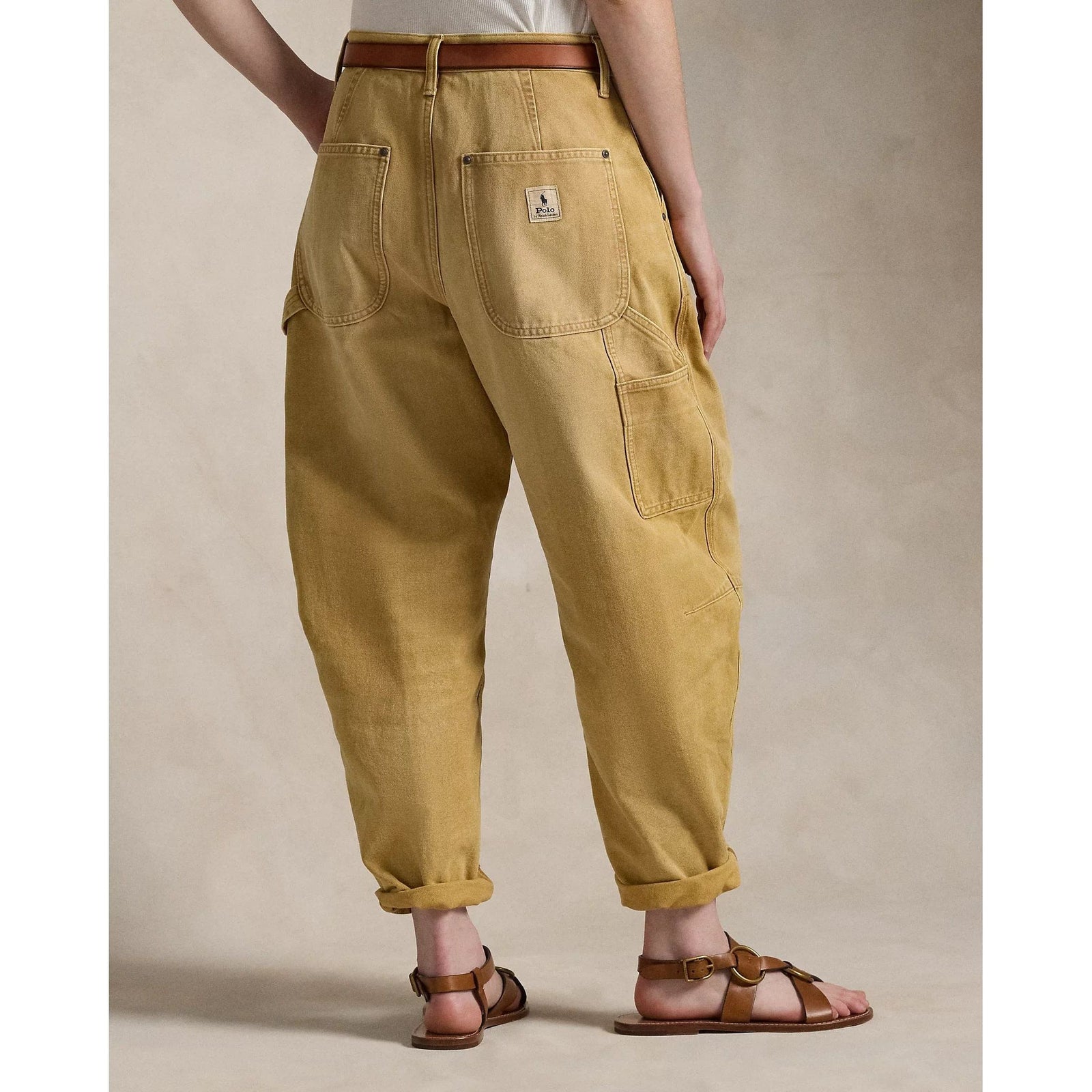 RALPH LAUREN Relaxed Tapered Canvas Utility Trouser