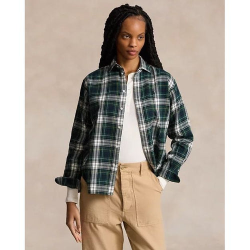 Load image into Gallery viewer, RALPH LAUREN Relaxed Fit Plaid Cotton Shirt
