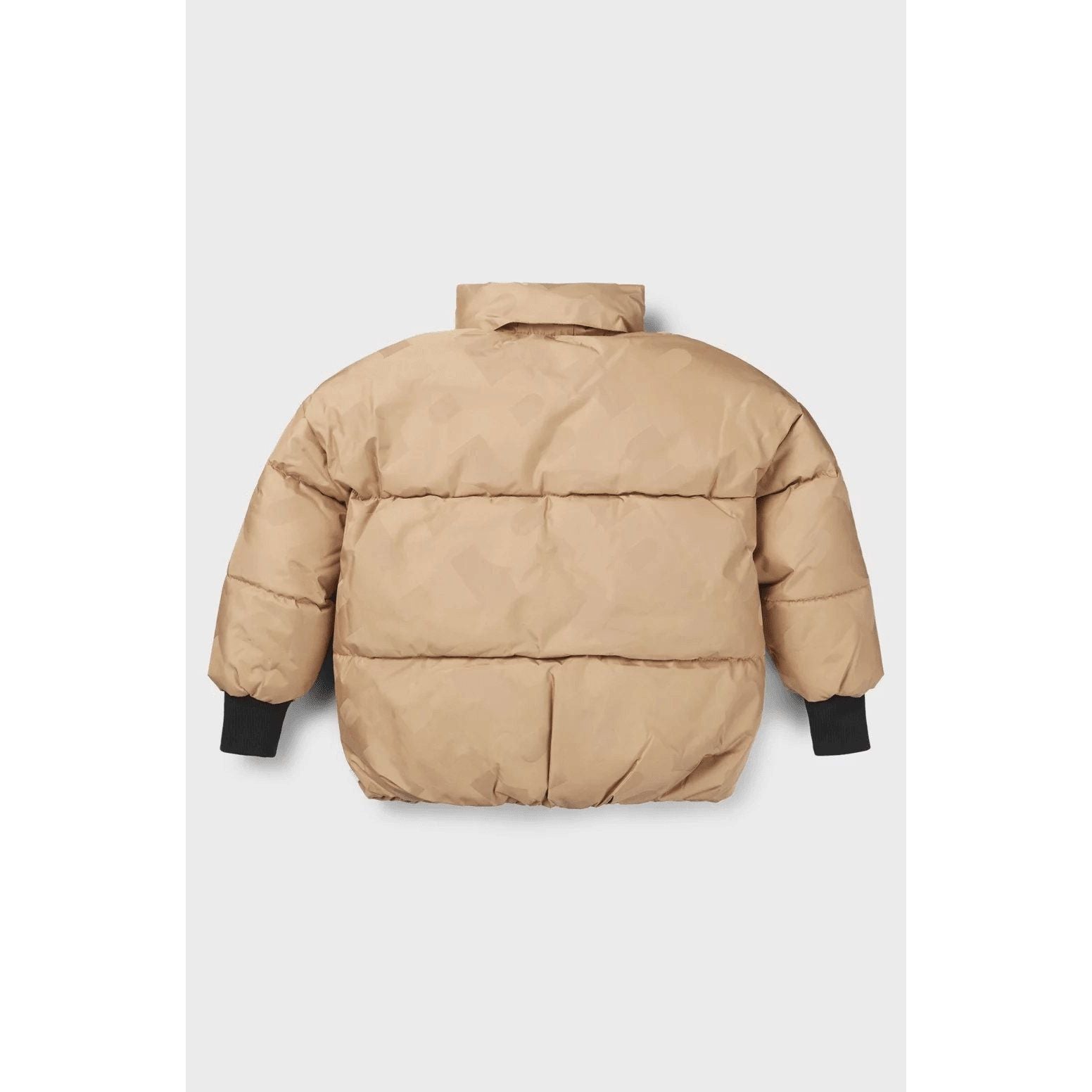 BOSS KIDS' PADDED JACKET WITH ALL-OVER MONOGRAMS