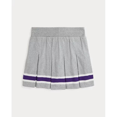 Load image into Gallery viewer, RALPH LAUREN Striped Pleated Cotton Jersey Skort
