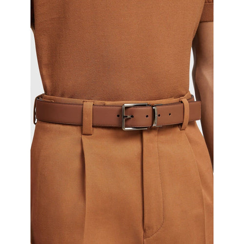 Load image into Gallery viewer, ZEGNA FOLIAGE AND BLACK REVERSIBLE LEATHER BELT
