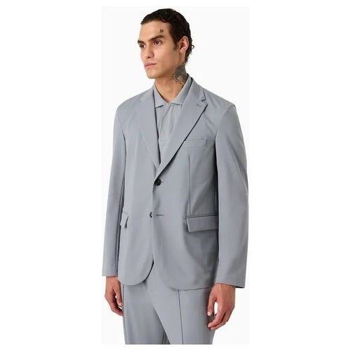 Load image into Gallery viewer, EMPORIO ARMANI TRAVEL ESSENTIALS VISCOSE BLEND JERSEY BLAZER - Yooto
