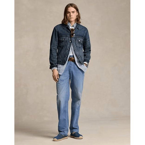 Load image into Gallery viewer, RALPH LAUREN Faded Denim Trucker Jacket
