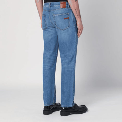 Load image into Gallery viewer, ZEGNA SLIM FIT VINTAGE HOUSE COTTON DENIM
