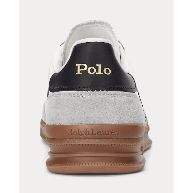 RALPH LAUREN Heritage Aera Leather-Suede Trainer