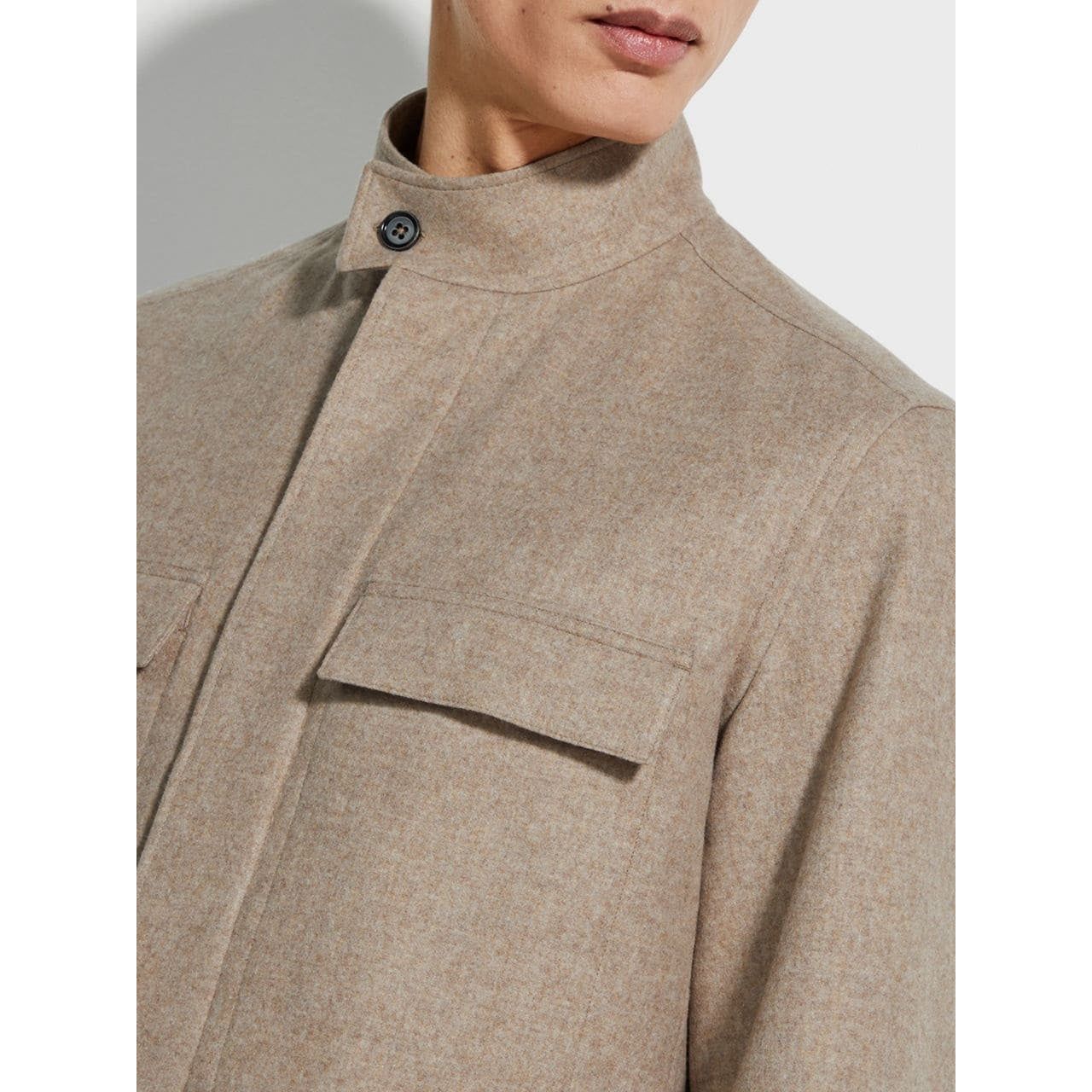 ZEGNA OASI CASHMERE OVERSHIRT