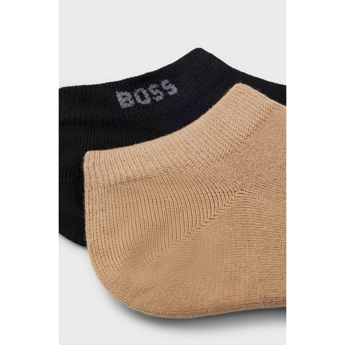 Load image into Gallery viewer, BOSS TWO-PACK OF ANKLE-LENGTH SOCKS WITH LOGO DETAILS
