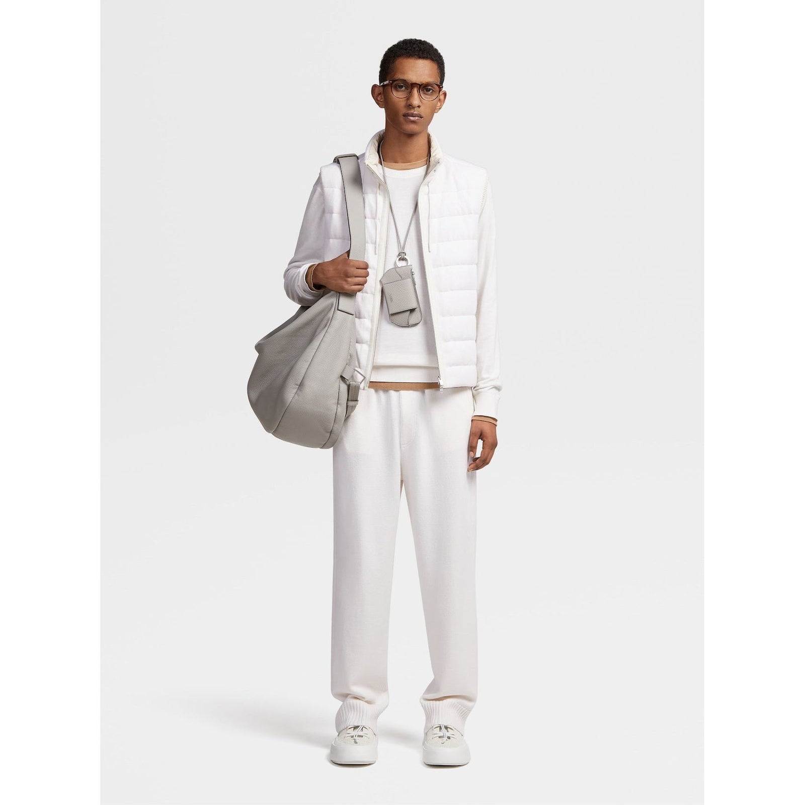 ZEGNA Cashmere and Cotton Knit Joggers