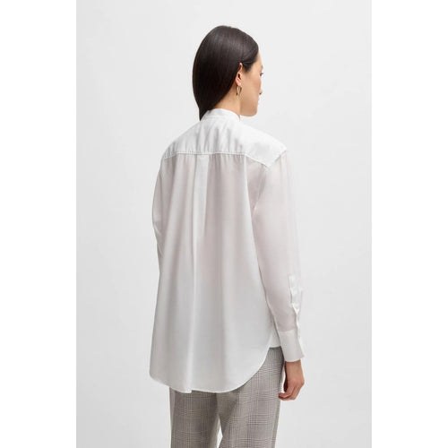 Load image into Gallery viewer, BOSS RELAXED-FIT BLOUSE IN EASY-IRON POPLIN
