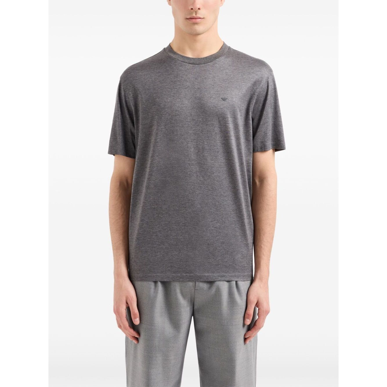 EMPORIO ARMANI logo-patch T-shirt