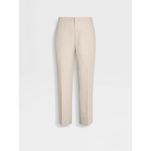 Load image into Gallery viewer, ZEGNA LIGHT BEIGE OASI LINO PANTS
