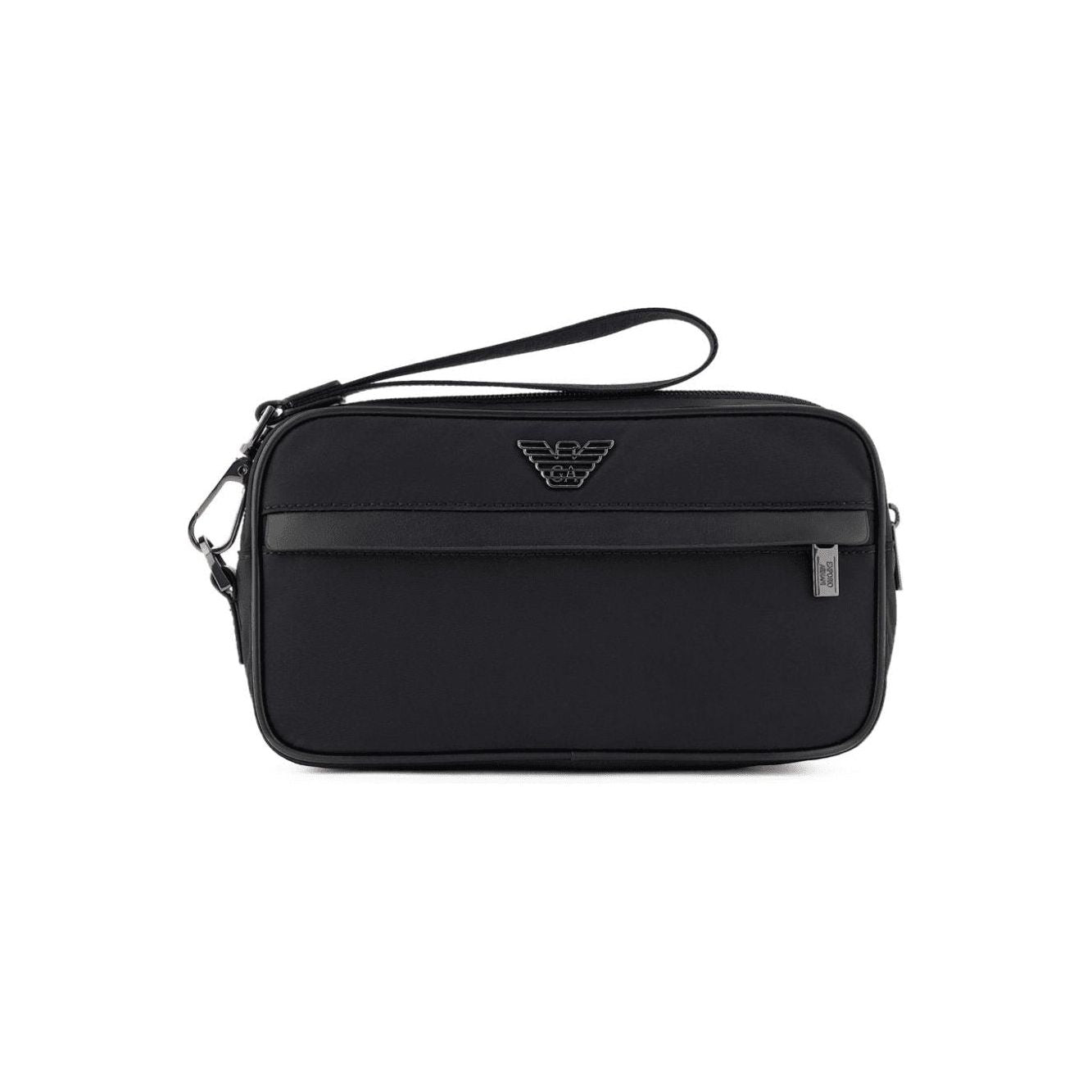 EMPORIO ARMANI logo-plaque wash bag