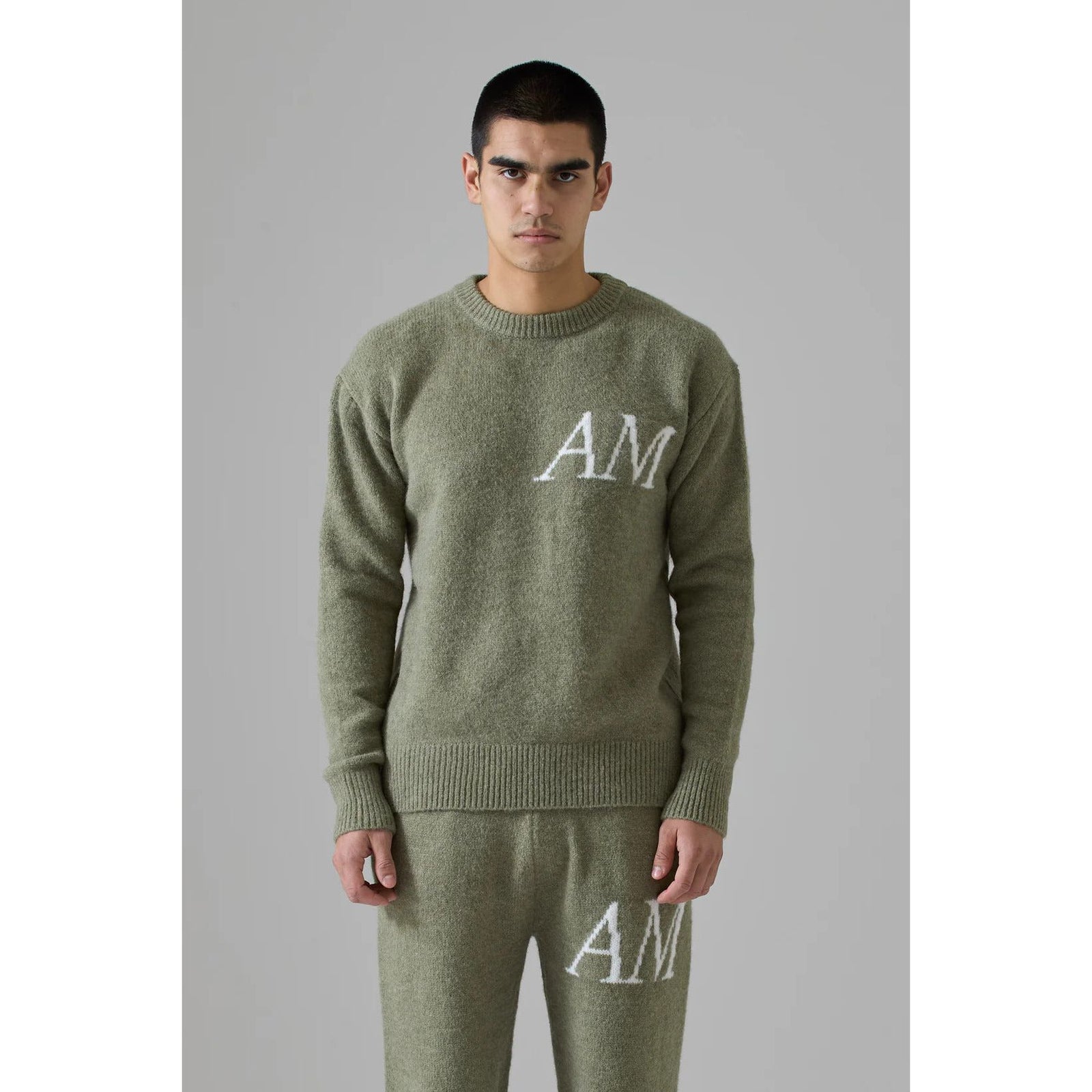 AZAT MARD DARK SAGE KNITWEAR SWEATER