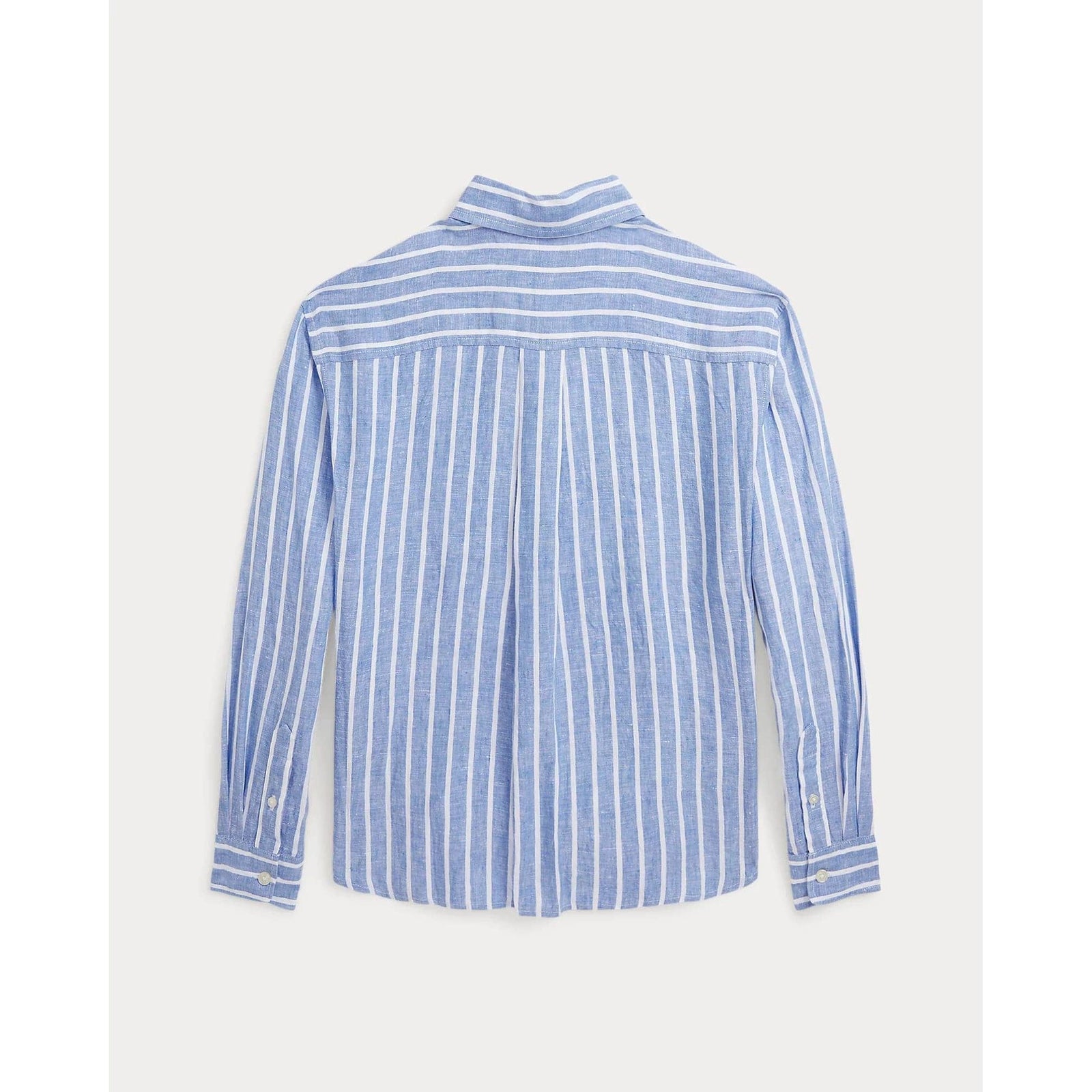 POLO RALPH LAUREN STRIPED LINEN BOXY SHIRT - Yooto