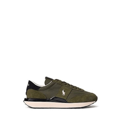 RALPH LAUREN Train 89 Suede and Oxford Trainer