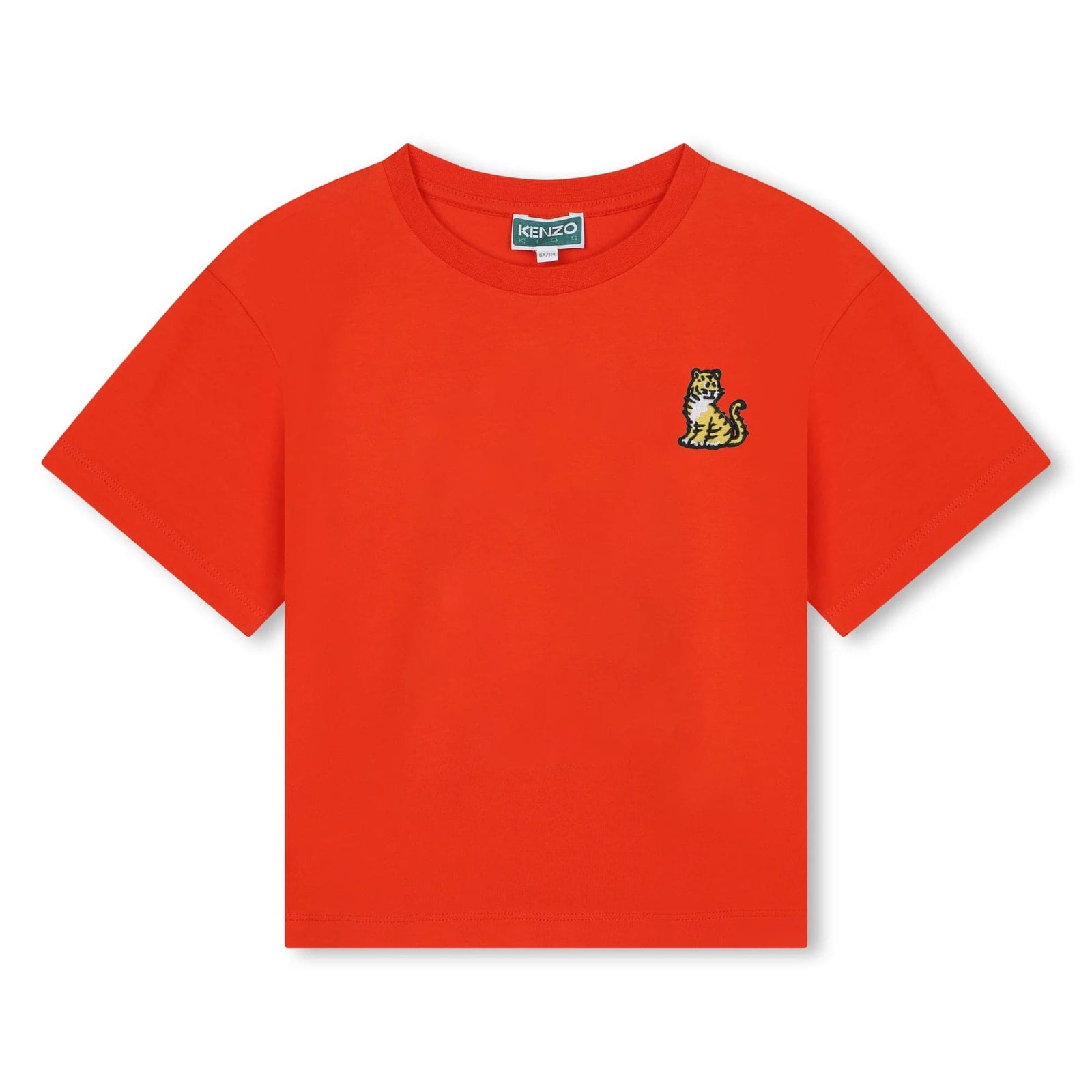 KENZO KIDS EMBROIDERED COTTON T-SHIRT - Yooto