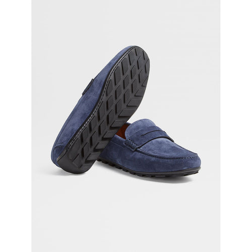 Load image into Gallery viewer, SUEDE HIGHWAY DRIVING SHOE WITH L&#39;ASOLA BAND
