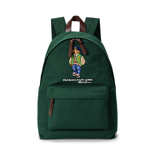 Load image into Gallery viewer, RALPH LAUREN Polo Bear Canvas Backpack
