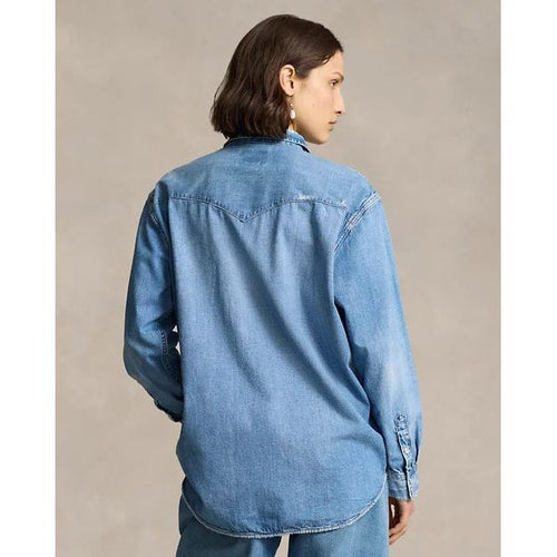 Load image into Gallery viewer, RALPH LAUREN Denim Western Shirt
