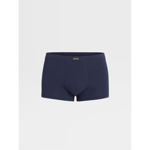 Load image into Gallery viewer, ZEGNA NAVY BLUE STRETCH MODAL TRUNKS
