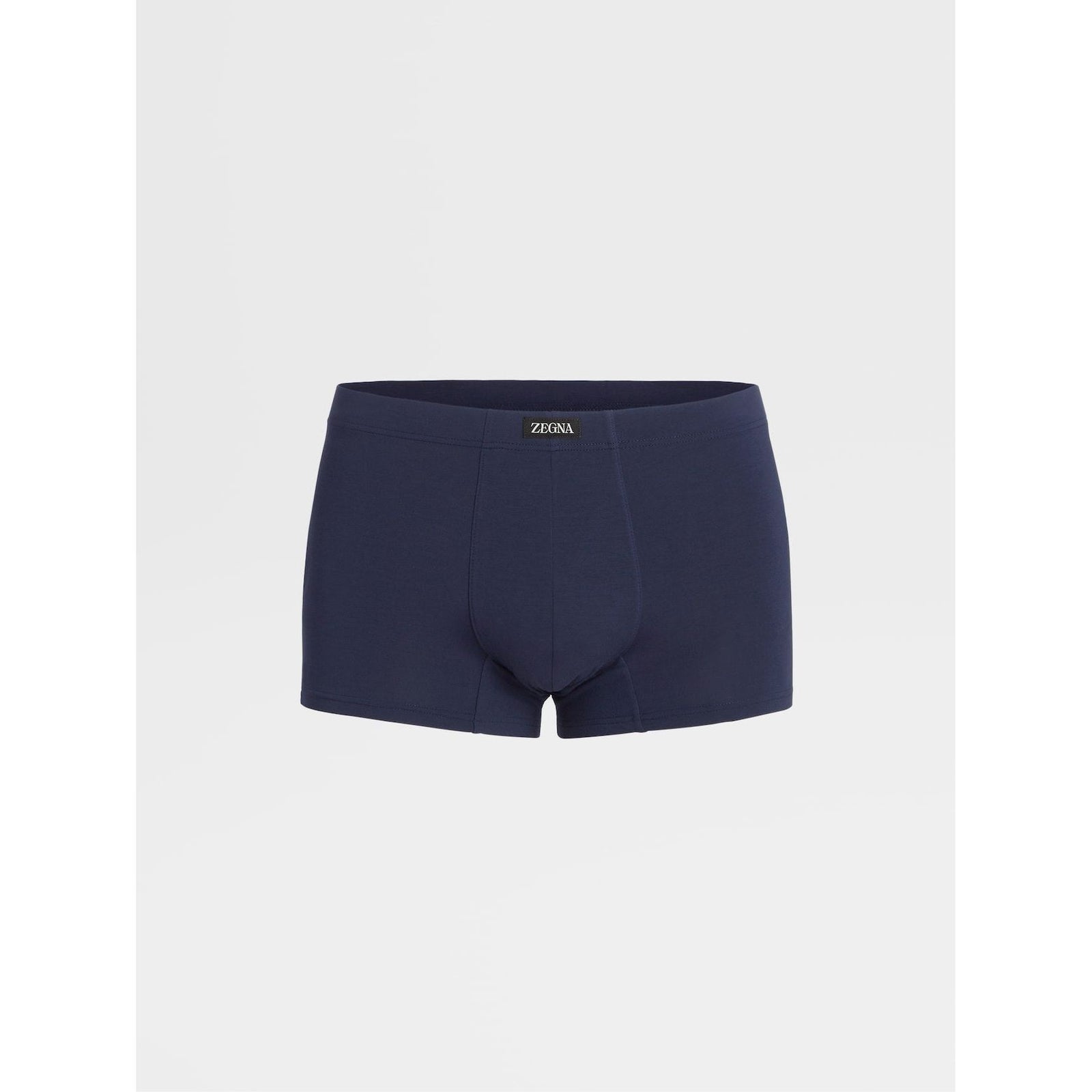 ZEGNA NAVY BLUE STRETCH MODAL TRUNKS