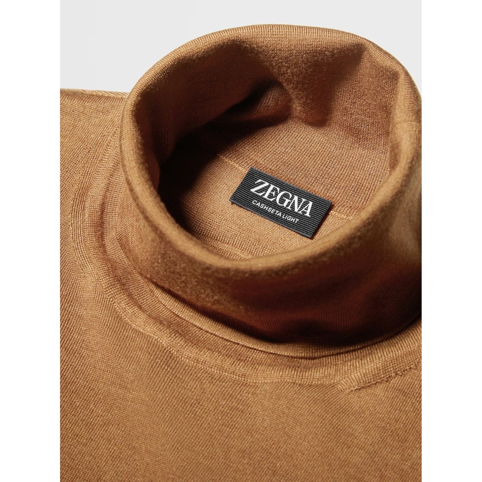 ZEGNA CASHSETA LIGHT TURTLENECK