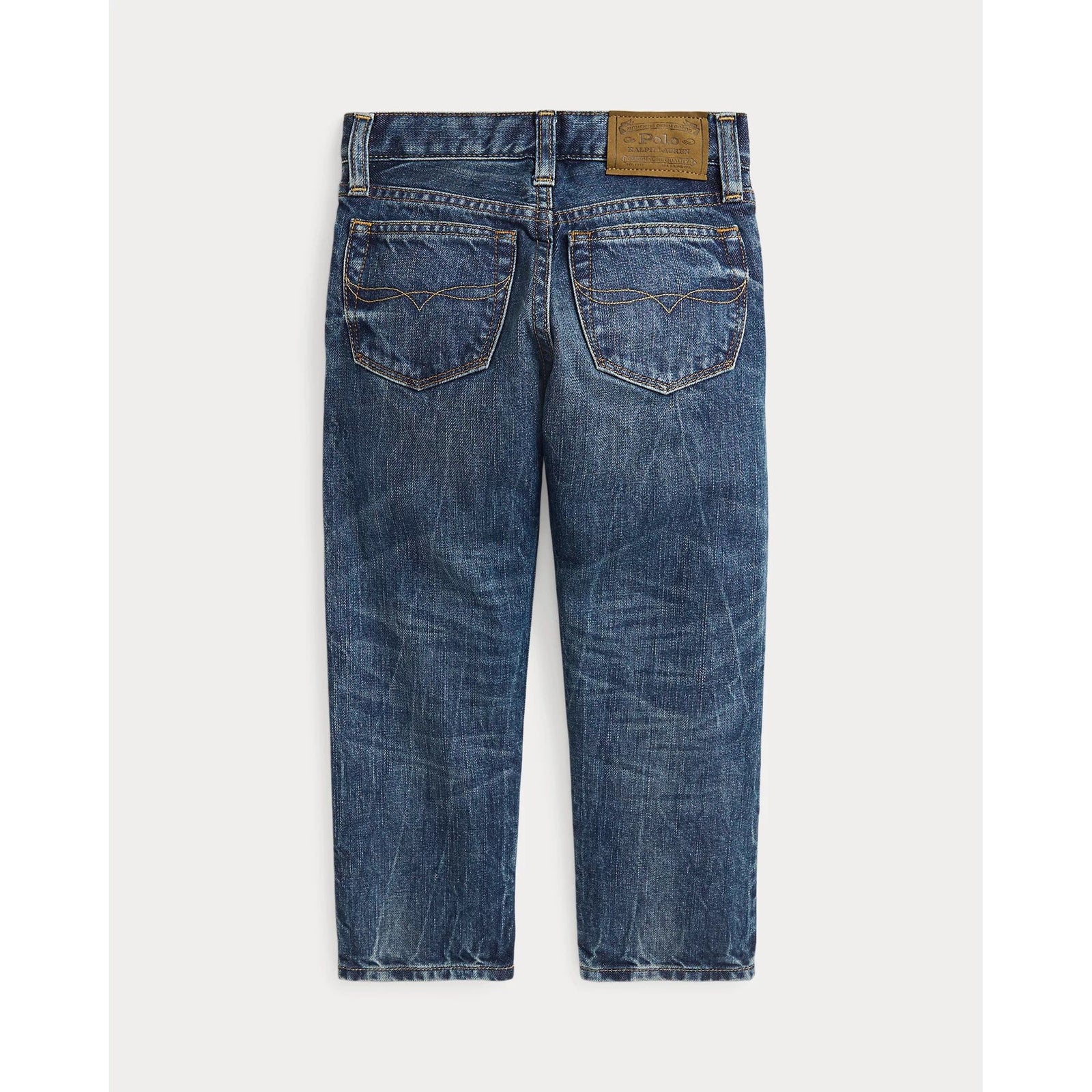 RALPH LAUREN Hampton Straight Distressed Jean