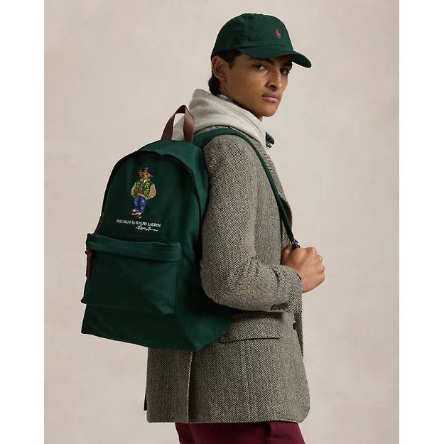 RALPH LAUREN Polo Bear Canvas Backpack