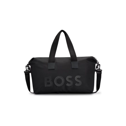 Load image into Gallery viewer, BOSS LOGO HOLDALL IN PATTERNED FABRIC - Yooto
