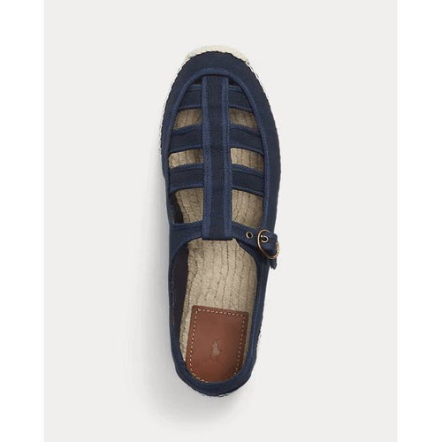 Load image into Gallery viewer, RALPH LAUREN Cutout Canvas Espadrille
