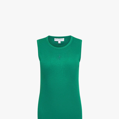 Load image into Gallery viewer, JW Anderson TANK TOP WITH ANCHOR EMBROIDERY
