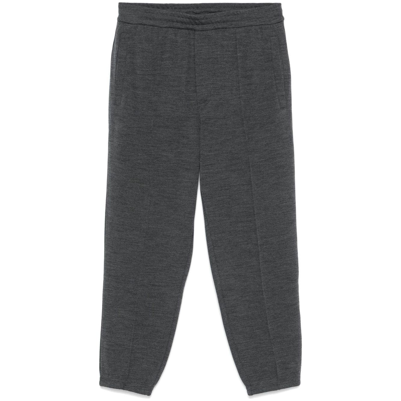 EMPORIO ARMANI mélange-effect track pants