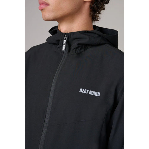 Load image into Gallery viewer, AZAT MARD BLACK ACTIVEWEAR WINDBREAKER - Yooto
