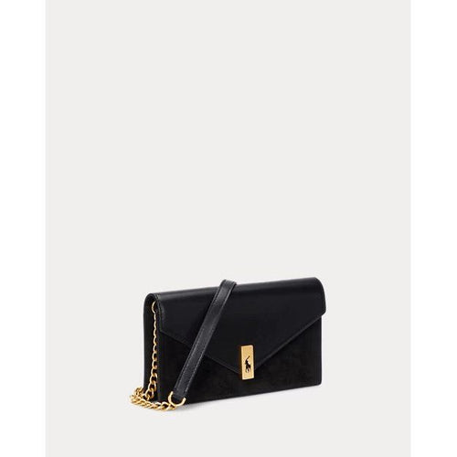 Load image into Gallery viewer, RALPH LAUREN Polo ID Leather-Suede Chain Wallet &amp; Bag
