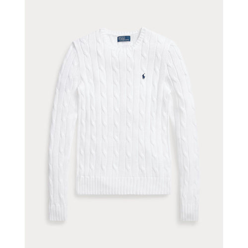 Load image into Gallery viewer, RALPH LAUREN Cable-Knit Cotton Crewneck Jumper
