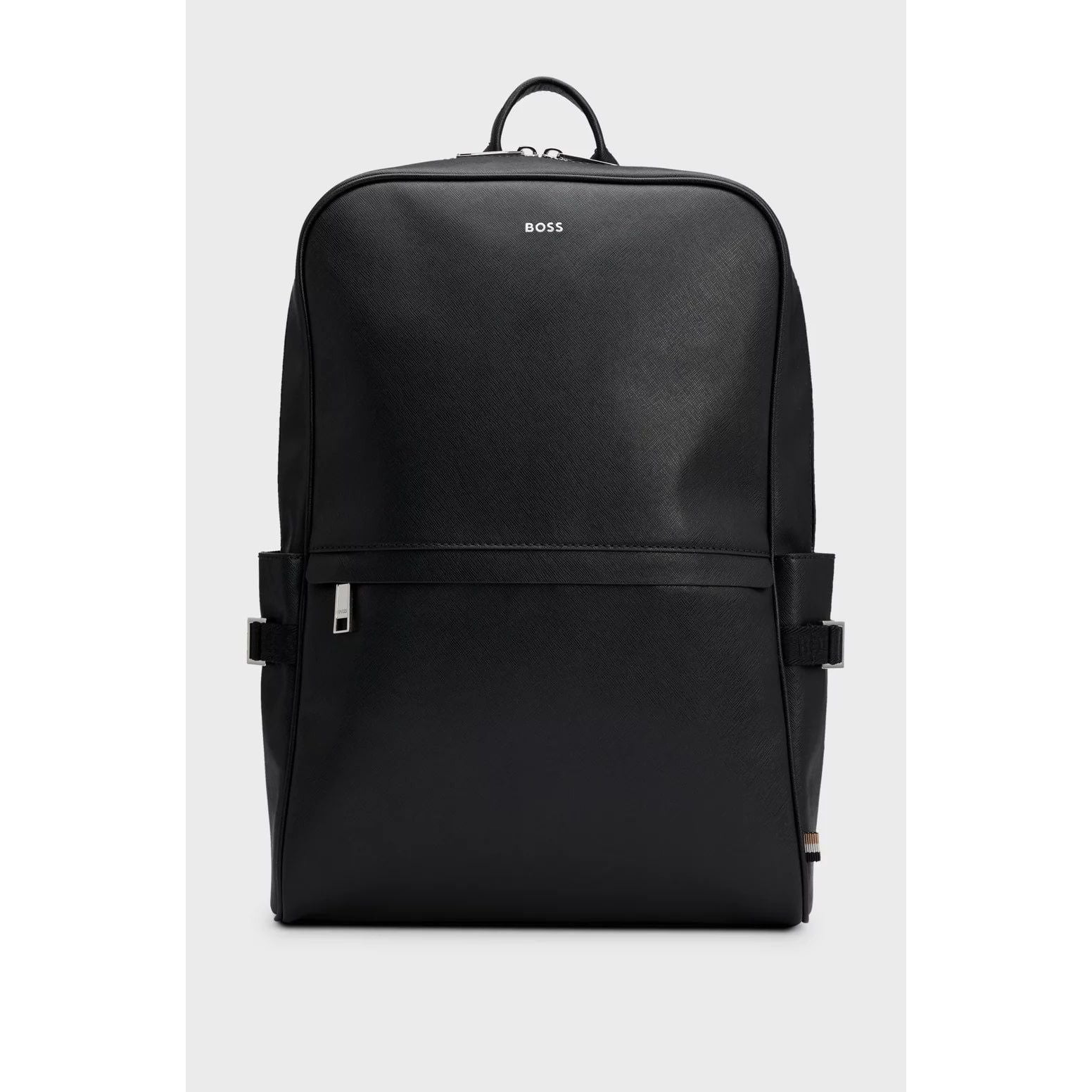 BOSS BACKPACK WITH SIGNATURE STRIPE AND LOGO DETAIL