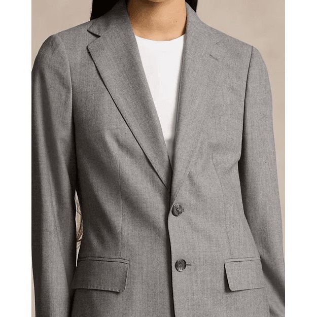 RALPH LAUREN Stretch-Wool Flannel Blazer