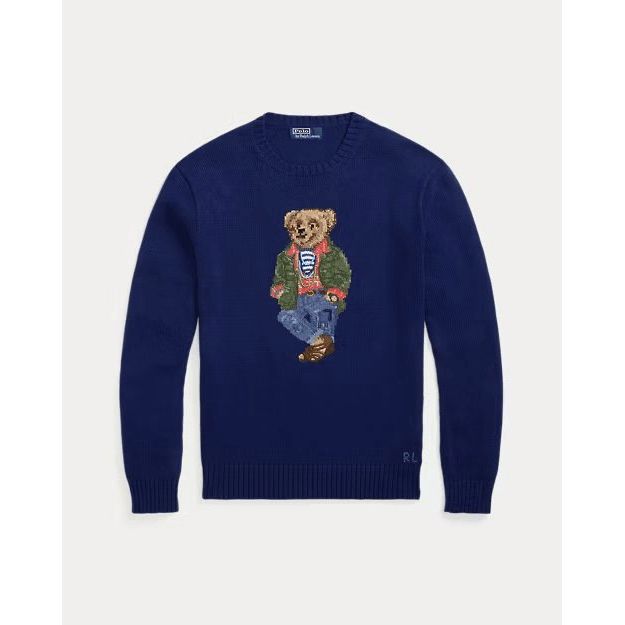 RALPH LAUREN Polo Bear Cotton Jumper