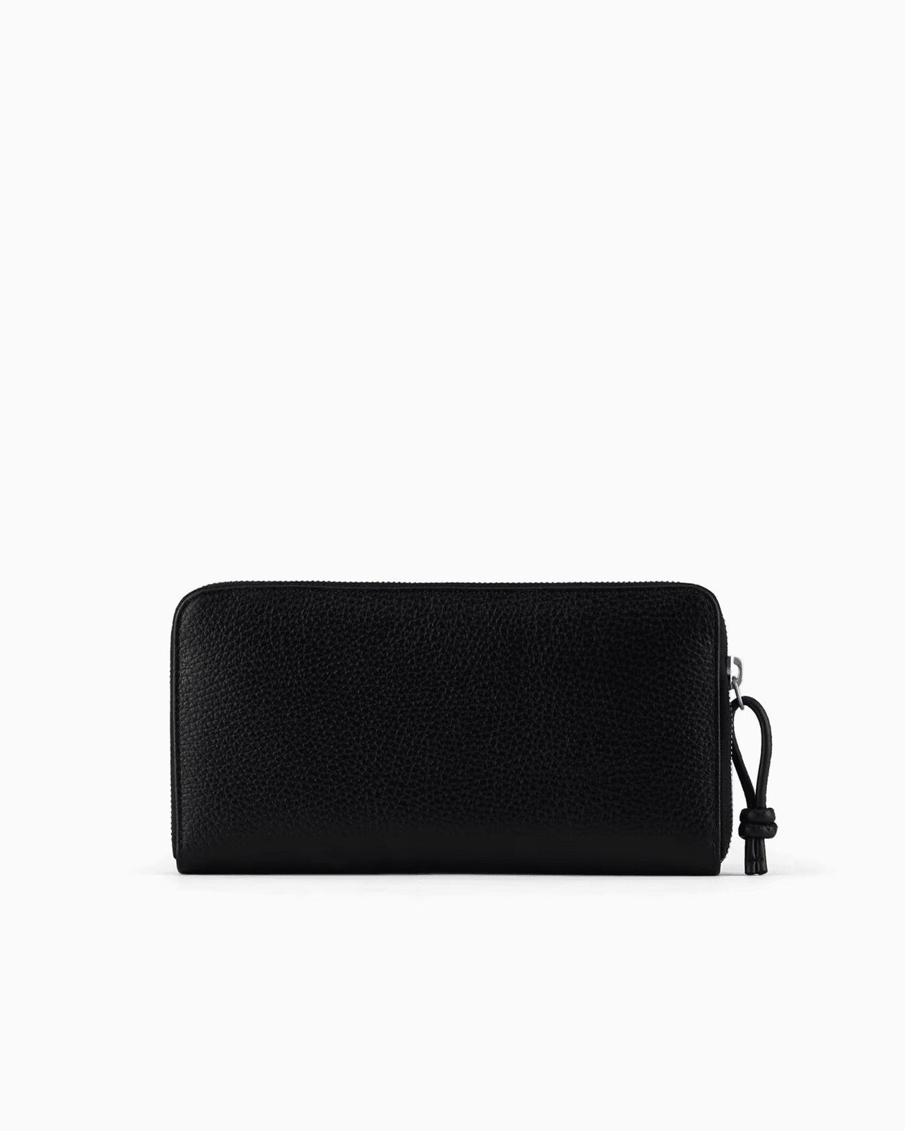 EMPORIO ARMANI Tumbled leather wallet with wrap-around zip